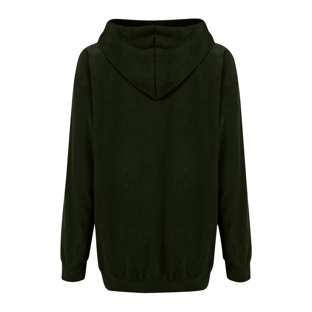 Damen Oversized Sweatshirts Fleece Hoodies Langarm Pullover Outfits Mit Tasche