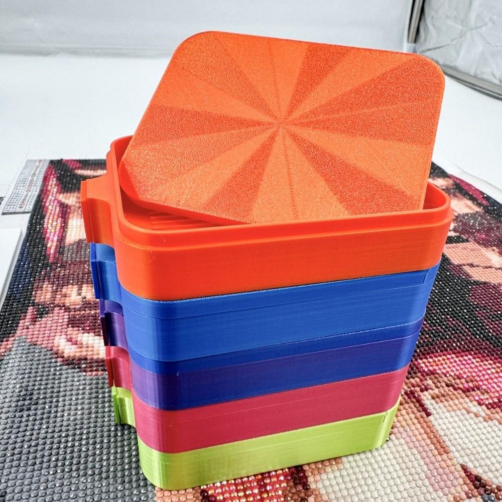 DIY Craft Beads Sorting Storage Tray Embroidery Beading Plates for 5D Diamond Painting Tool