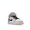Air Jordan 1 Mid PS Barely Grape Kinder-Sneaker Lila Schwarz Weiß DQ8424-501
