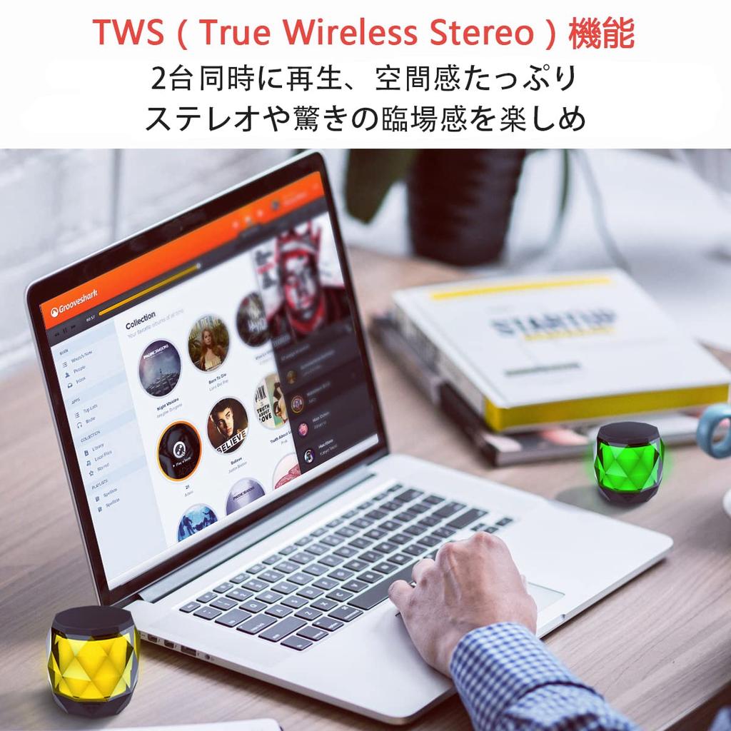 LFS mini Bluetooth for the equipped with TWS Bluetooth wireless compact speaker, small, waterproof, bath, magnet, Type-C charging, compatible,