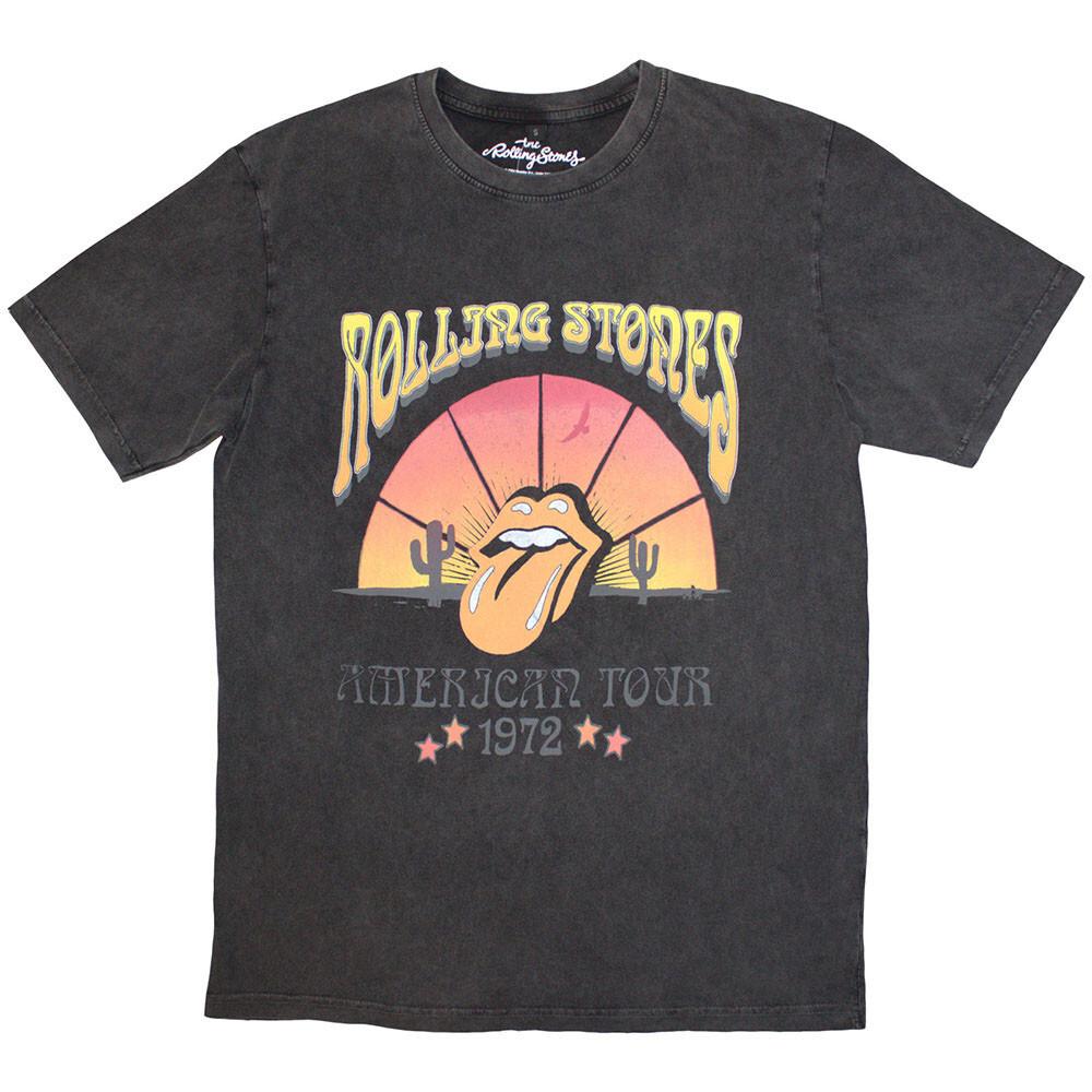 The Rolling Stones - Desert 72 - Charcoal Grey Stone Wash t-shirt Unisex T-Shirt XL