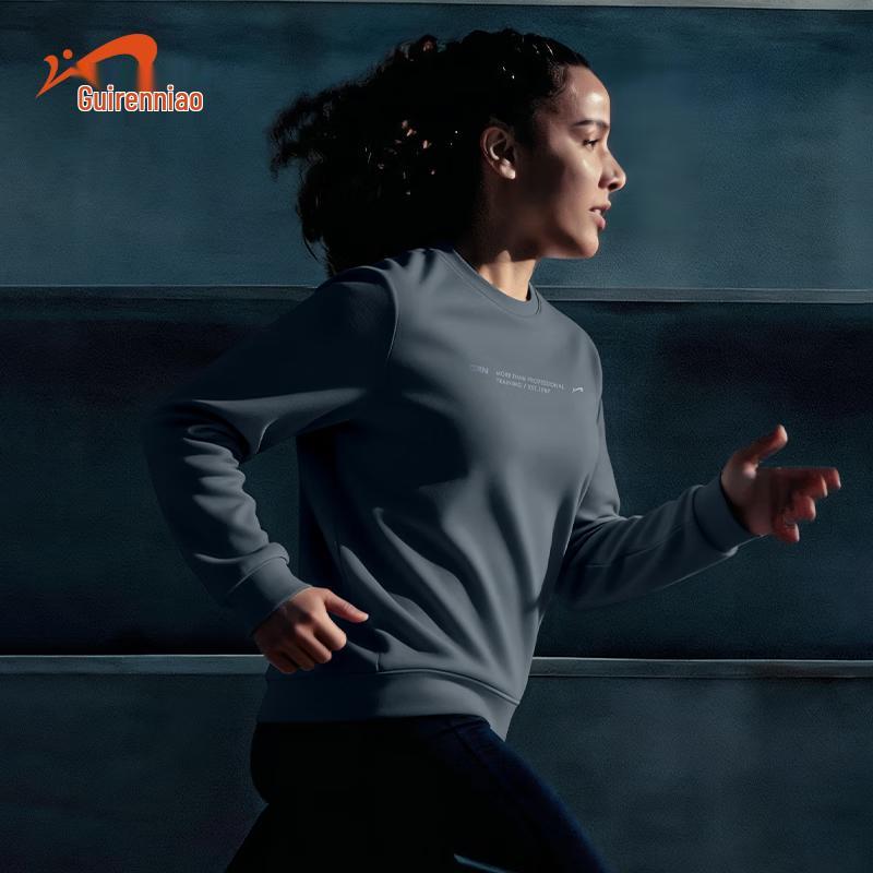 

Guirenniao Men s Crew Neck Air Layer Sweatshirt L