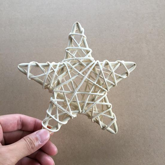 Rattan Vine DIY Steaua Coroană Ghirlanda Petrecere Pom de Crăciun Ornament pentru fereastră