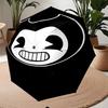 Bendy and the Ink Machine Theme Automatic Umbrella, Lightweight & Portable, 8 Rib, Perfect for Outdoor Travel, Birthdays, Christmas, Gifts.