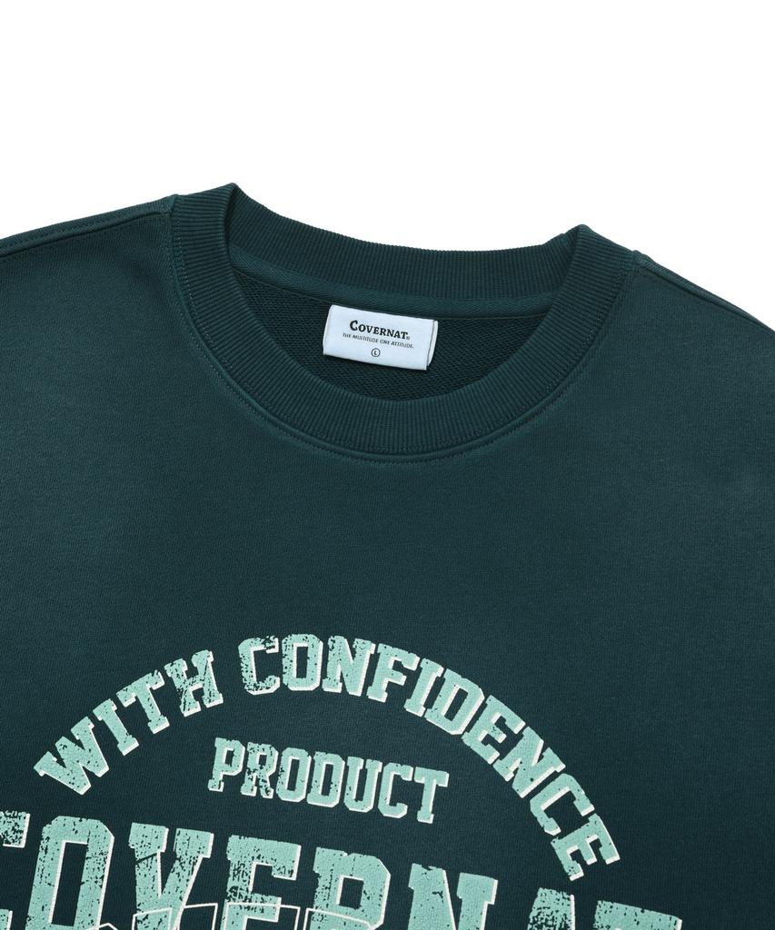 COVERNAT Pigment Crack Sweatshirt The Quiet