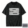 Korean Style Vintage Washed Shortsleeved Tshirt Cassette Tape Graphic Tee Oversized Top Men Women Loose Fit Streetwear Top
