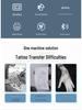 A4 Portable Bluetooth Thermal Tattoo Printer for Home, Office, or Students - Inkless & Mini