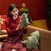 Cartoon Christmas Tree Plush Pillow: Cozy Sofa Cushion & Soothing Doll Companion