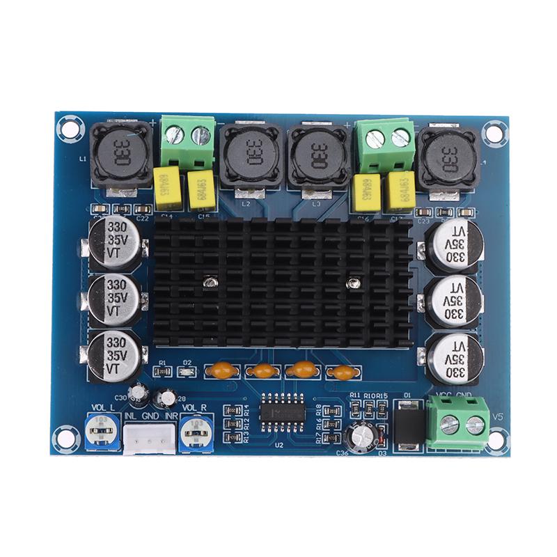 Chip Tpa3116 D2 Xh-M543 12V 24V 120W*2 Dual Channel Digital Power Audio Amplifier Board 120W X2 Tpa3116D2