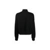 Nike Womens Phoenix Fleece Oversized 1/2-Zip Crop Fleece Sweatshirt Black/Sail Women Streetwear DQ5767-010