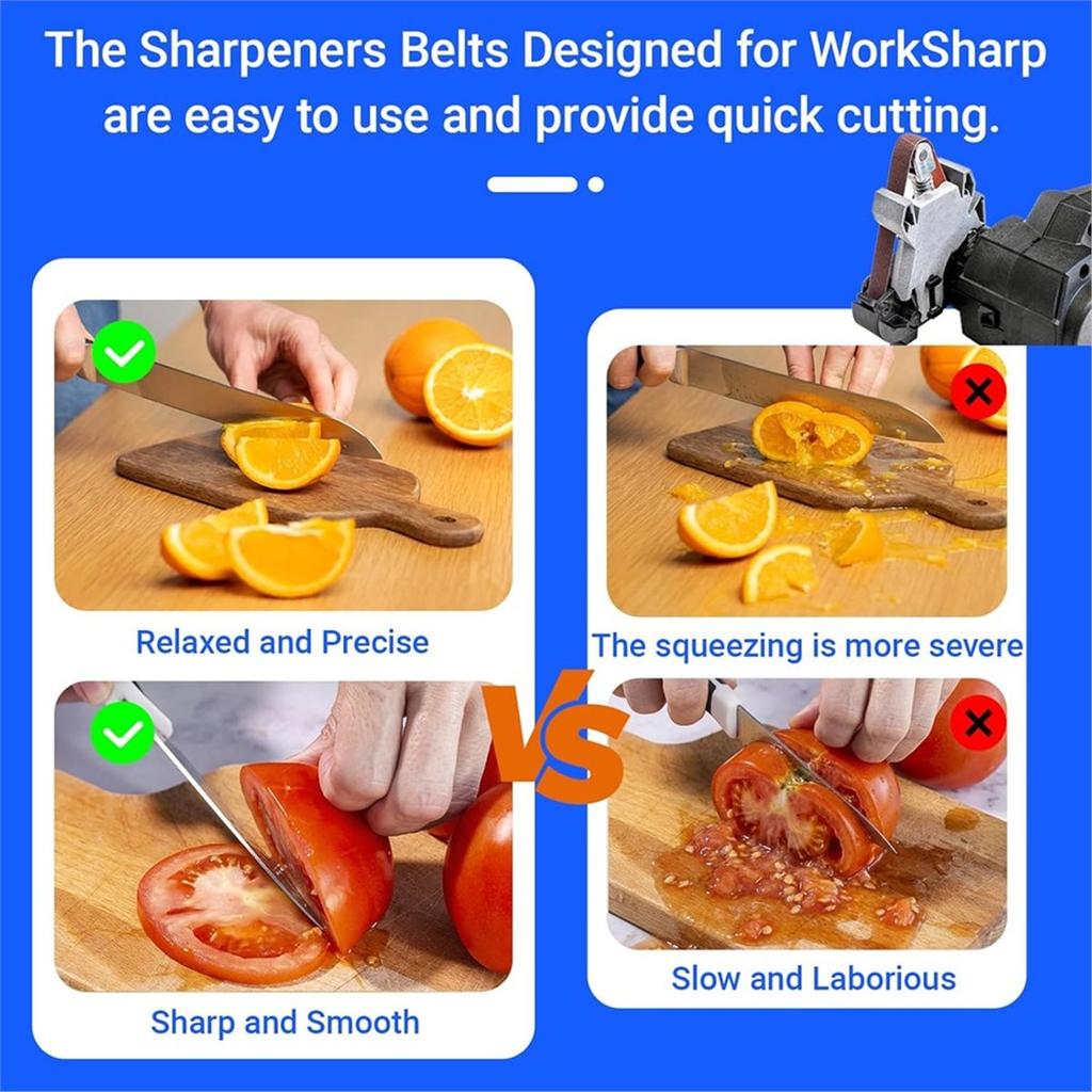 BHBL 45 PCS 1/2" X 12" Knife Sharpener Sanding Belts for Knife & Tool Sharpener (WSKTS, WSKTS-KT, .1 & .2)