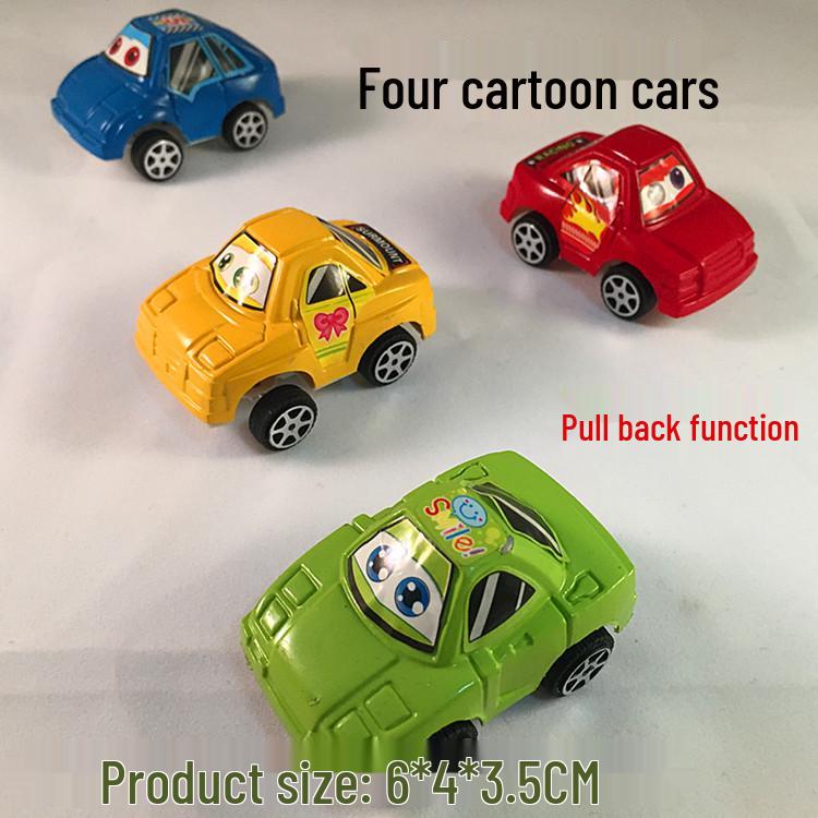 

Mini Pull Back Cartoon Car Model Educational Toy for Kids