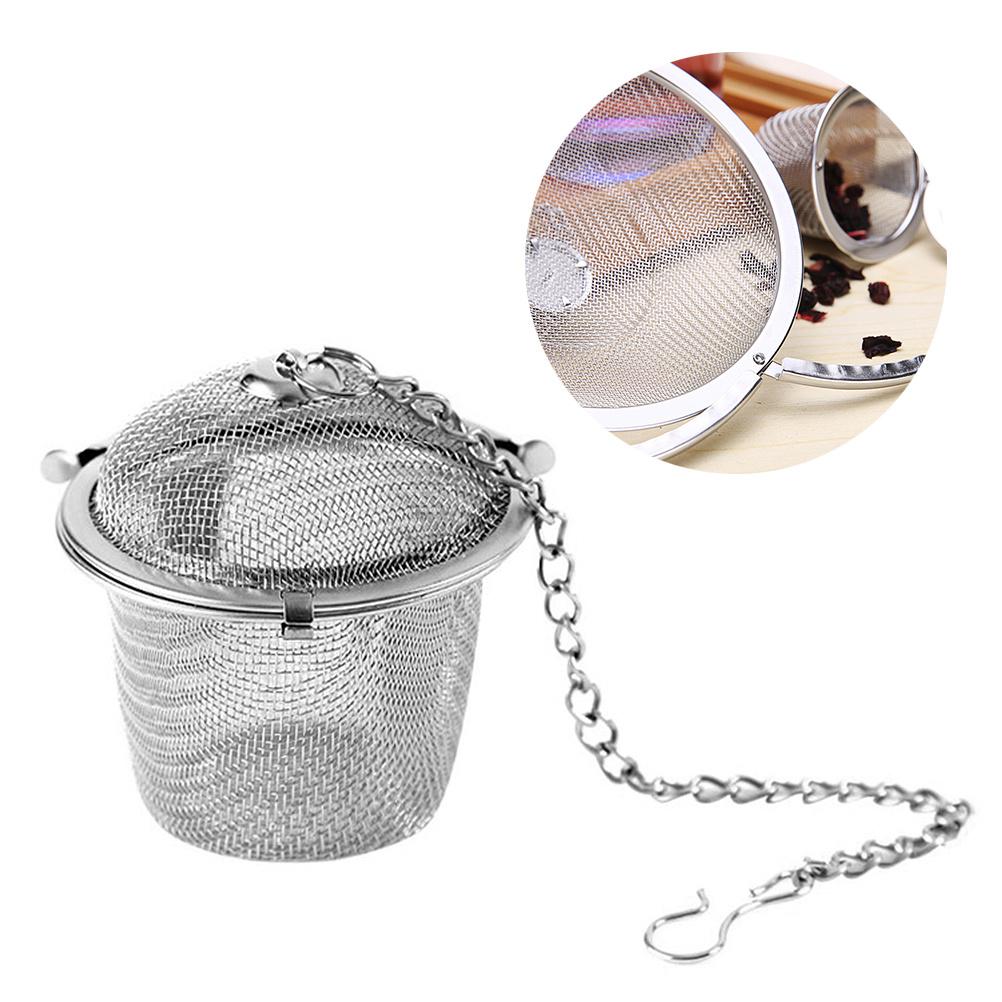 1pc 5Cm Stainless Steel Tea Ball Filter Spice Strainer For Herb Infuser Decocting Medicine Rust-Proof Coffee Mesh Tool