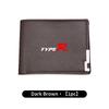 Car Logo Men's Short Wallet Multifunctional Card Purse Coin Storage Bag For Honda TYPE-R Mugen Civic Accord Fit Jazz CRV BRV HRV SM1