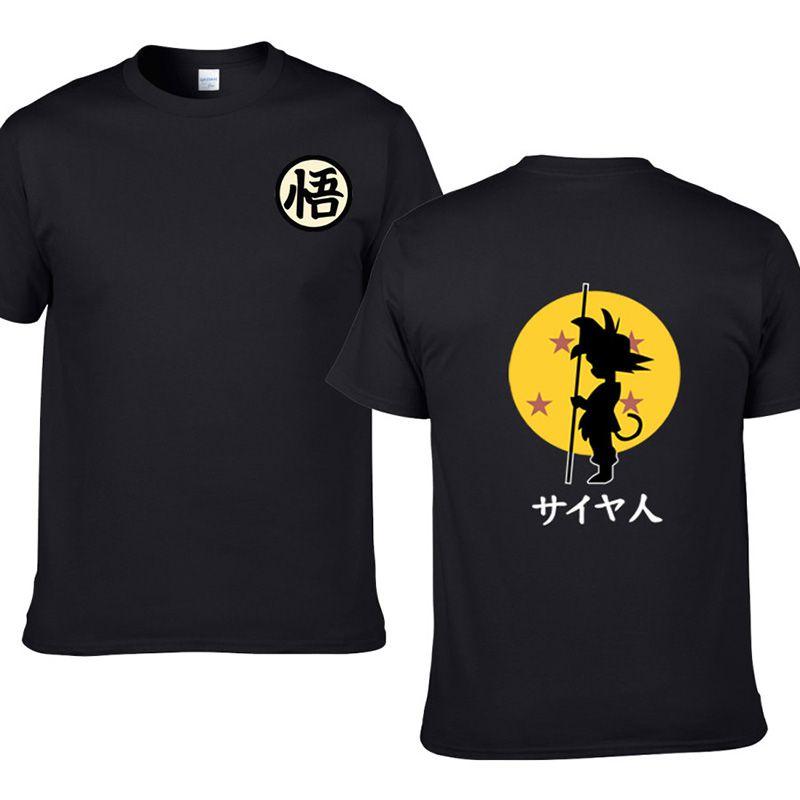 Dragon Anime Ball Z Goku Short Sleeve Tshirt Tee Goku Cotton T Shirt Tops Shirt