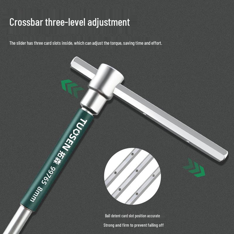 Tuosen T-Type Sliding Hexagon Wrench and Screwdriver Set