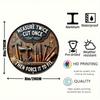 Woodworking Sign Carpentry Tools Wall Art Tin Metal Decor