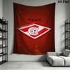 Spartak Moscow Zeal Wall Hanging Printed Fabric Blanket Decorative Tapestries for Bedroom Living Room Home Decor