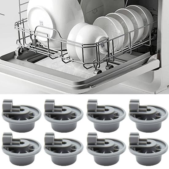 Dishwasher Wheels Heavy Duty Replaceable Plastic Dishwasher Parts Lower Rack Wheel for Bosch/for Beko