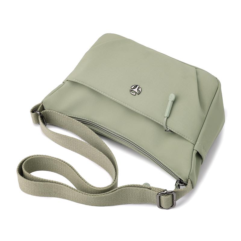 Women's Shoulder Bag Nylon Small Bag Lightweight Crossbody Bag Solid Color Mother Bag