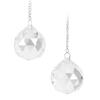 2pcs Crystal Ball Prism Pendant Suncatcher Window Suncatcher Rainow Maker Ornament with Chain for Easy Hanging