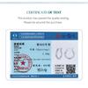 BAMOER 925 Sterling Silver Hoop Earrings for Women Lightwieght Big Hoop Earrings Hypoallergenic Mobius Trendy Hoop Earrings