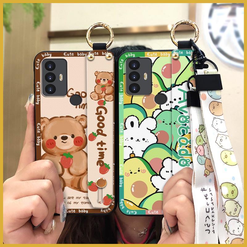 Módní design Ochranné pouzdro na telefon Pro TCL 30SE/30E/306/305/Sharp Aquos V6/V6 Plus Držák telefonu Šňůrka Nárazuvzdorné