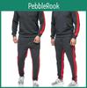 Sportswear Mens Autumn And Spring Casual Hooded Sweatshirt Trousers Twopiece Suit