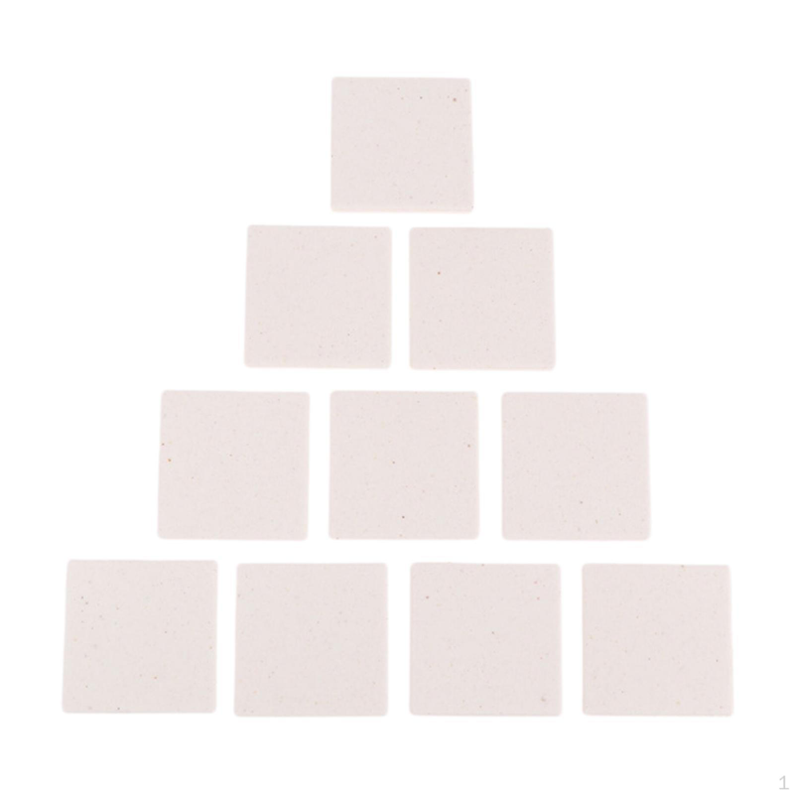 10 шт. Керамические белые коралловые заглушки для фрагов, Принадлежности для коралловых украшений, Прочные высокие