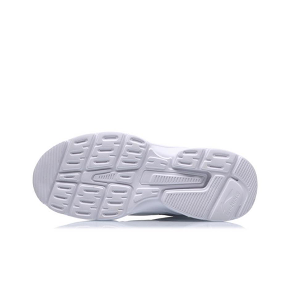 Li Ning Comfortable Wear Resistant Breathable Low Top Running Shoes Kids Sneakers White Yellow Black YKFQ096-1