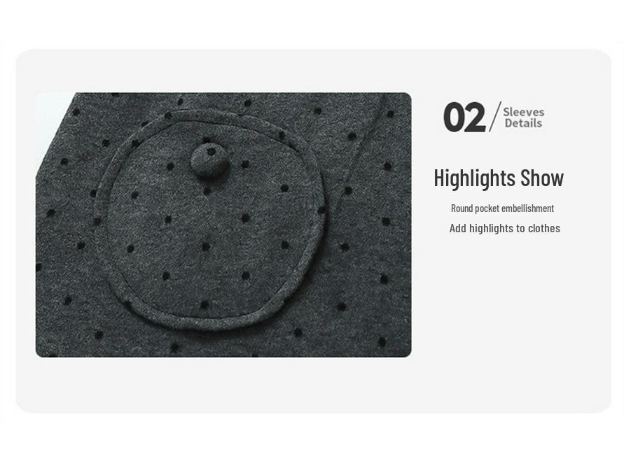 Girls' Autumn 2025 Woolen Dot Vest Dress Set