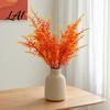 Long Lasting Fake Plants Fall Artificial Flower with Eucalyptus Leaf Lifelike Faux Plants Realistic UV Resistant for Autumn Thanksgiving Harvest
