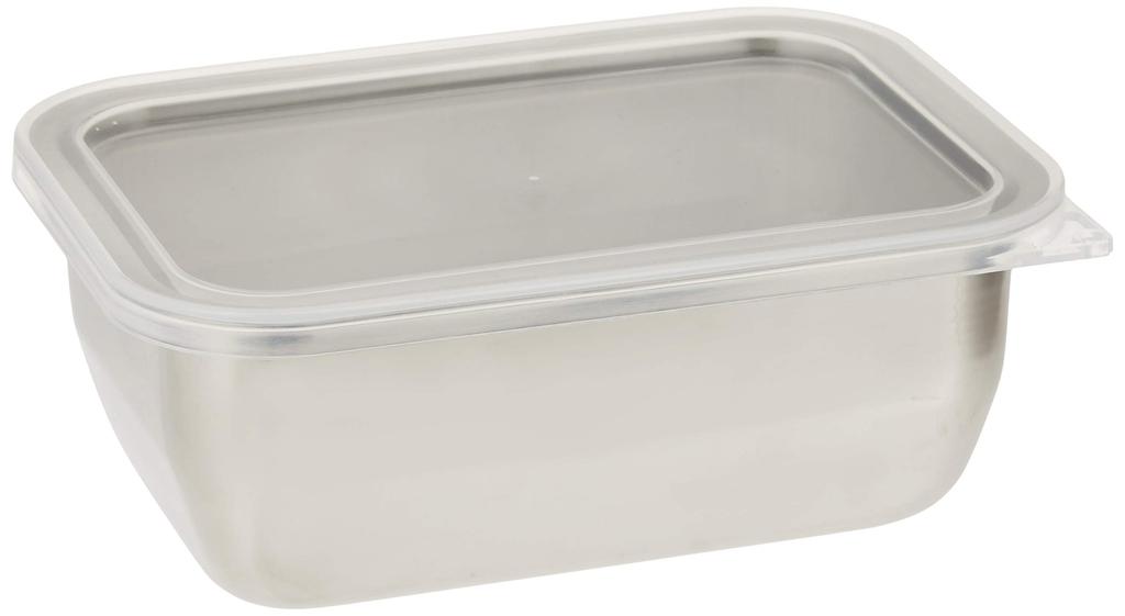 Wahei Freiz Recipient mic din oțel inoxidabil pentru depozitarea alimentelor preparate, Fabricat în Japonia G-Cook GC-250,