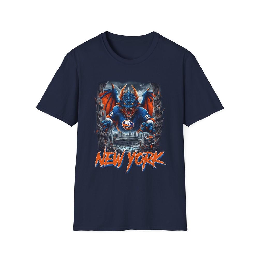 

Terror on the Ice - New York Islanders Horror Mashup T-Shirt 2XL