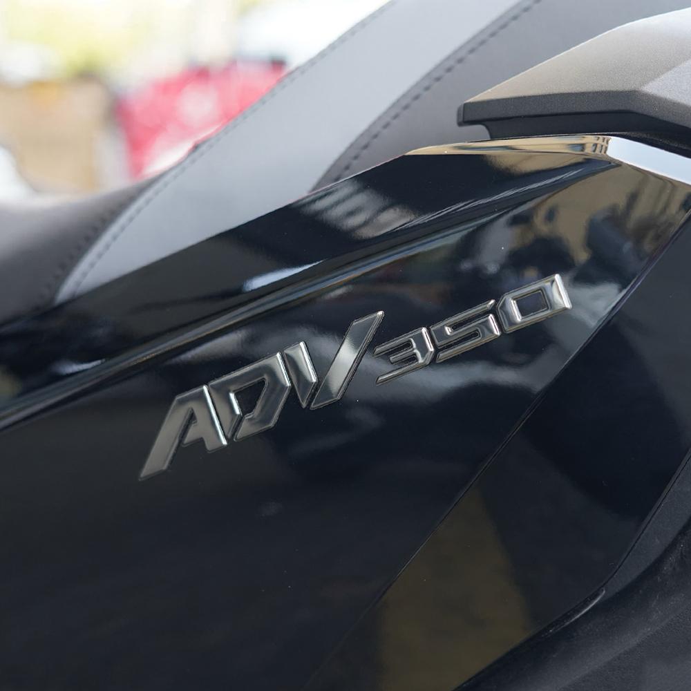 3D Raised ADV350 Stickers for Honda, 4 Colors Silver/Black/Gold/Red Motorcycle Emblem Decals, Scooter Body Decor Badge ajb256