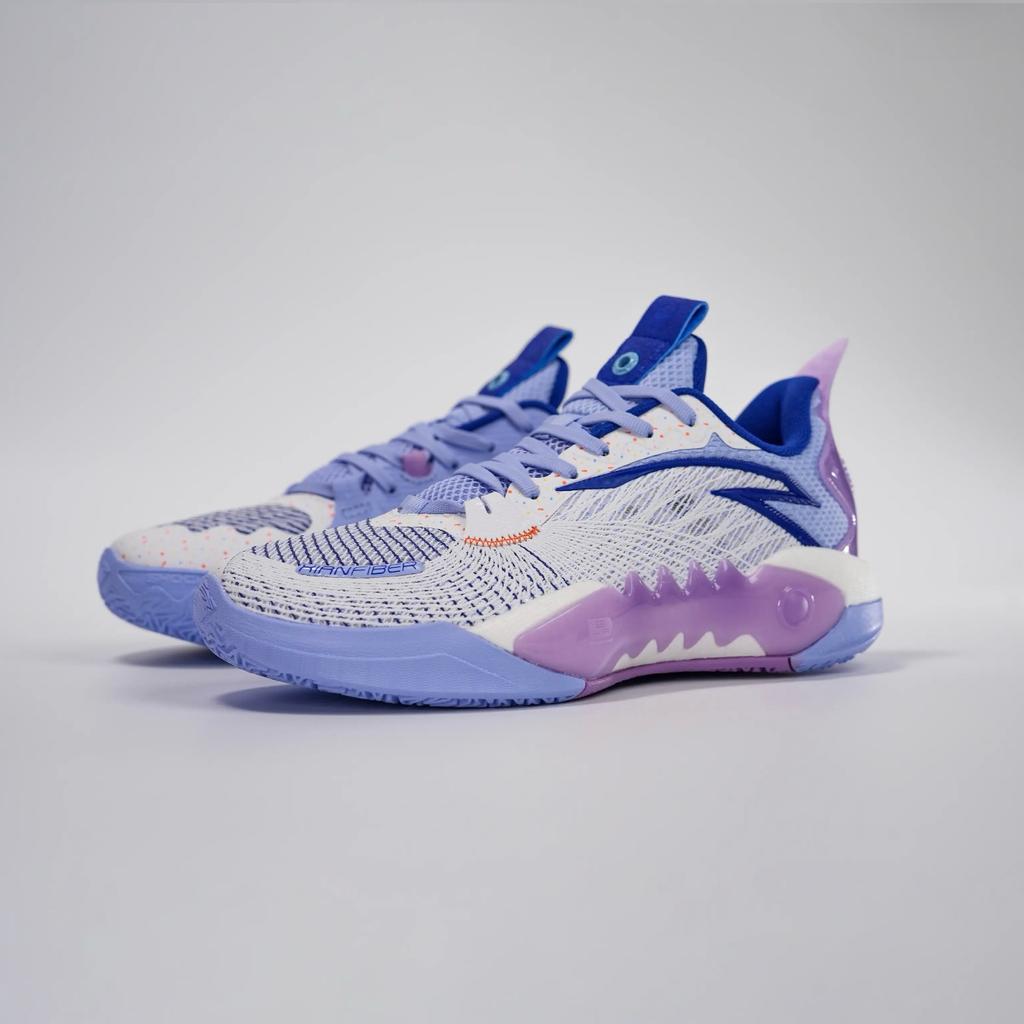 Anta Crazy Tide 5 TD Comfortable Fashion Shock Absorption Durable Low-Top Basketball Shoes Men Sneaker Blue Purple 112511608S-2