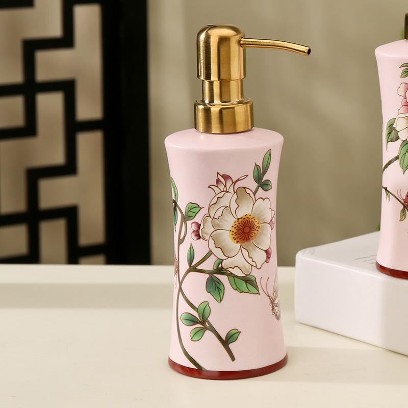 250ml soap dispenser ceramic press bottle shampoo and shower gel dispensing bottle bathroom accessories bathroom accessories