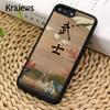 Krajews Japan Samurai Art For iPhone 17 Air 16 Phone Case Cover 15 14 Plus 12 13 Pro Max Coque
