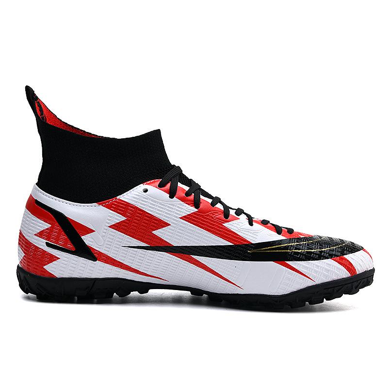 

Футбольные бутсы для мальчиков, взрослых, студентов, TF, измельченные ногти, длинные ногти, Jinjiang, высокие спортивные тренировочные туфли для женщин 45