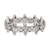 Vivienne Westwood Warwick Ring Fashion Sphere Design Recycled Silver Ring Women ring Platinum Gray 64040169-01P297