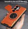 For Samsung Galaxy S21 S22 S23 S24 S25 S26 Ultra S26 Plus Luxury Plastic Rotating Magnetic Ring Holder Phone Case Shell