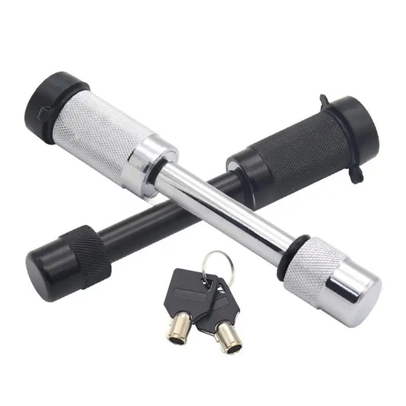 Heavy Duty Trailer Hitch Lock with 2 Keys, Anti-Theft Tow Hitch Latch Lock for Car RV, Durable Towing Security Device
