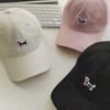 Personalized spring and summer new dachshund dog embroidered baseball cap new big head circumference adjustable cap tide