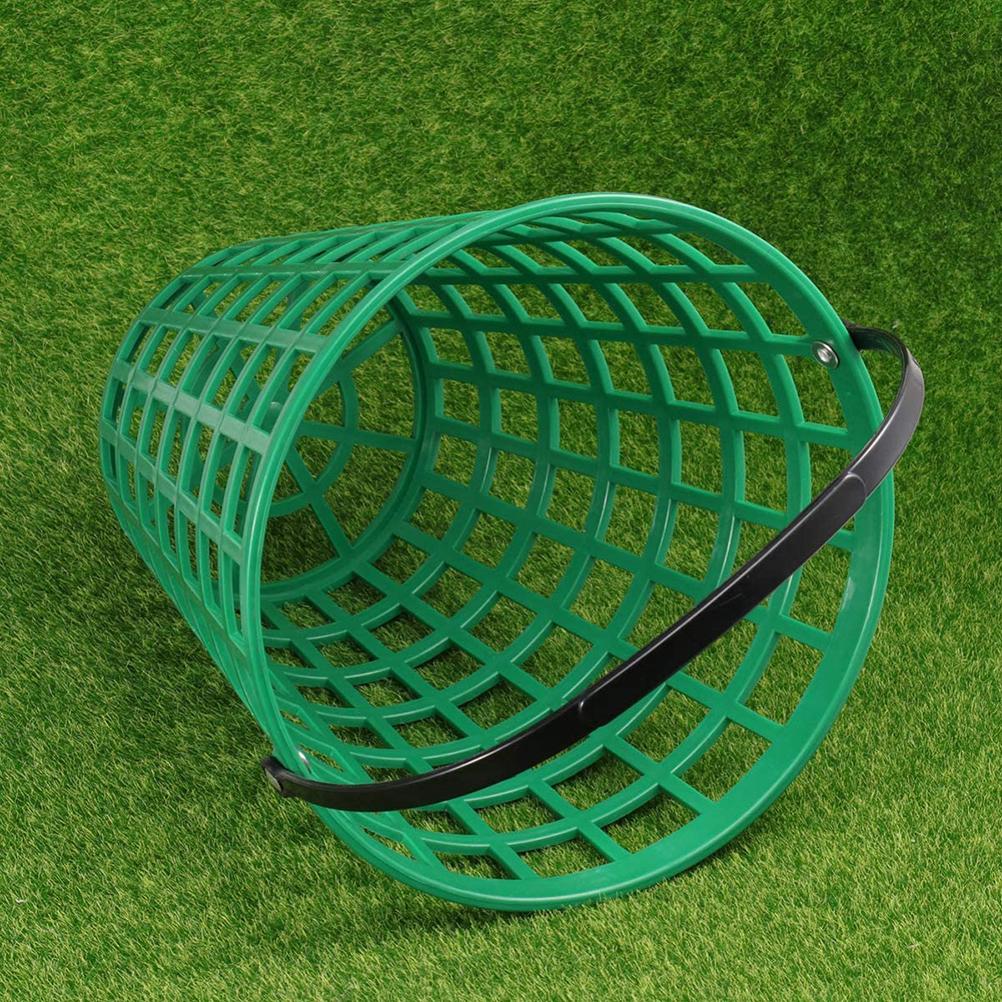 Ball Basket Plastic Ball Container with Handle Ball Holder Container