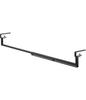 Jitsugyo 5647 Telescopic Undershelf Storage Hanger Black Approx. W46.5~80XD10XH11cm Tower Storage Above Washing Machine Hanging Laundry
