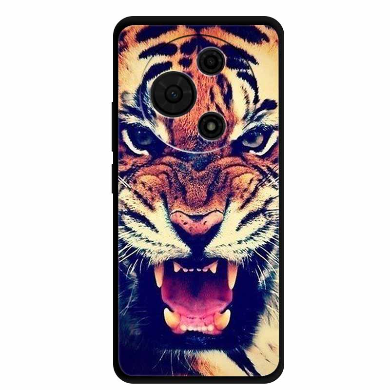 Für TCL 60 SE Hülle T517H Niedliche Cartoon Bunte Weiche TPU Silikon Rückseite für TCL 60 SE Hülle Schwarze Handyhülle Funda TCL60 SE