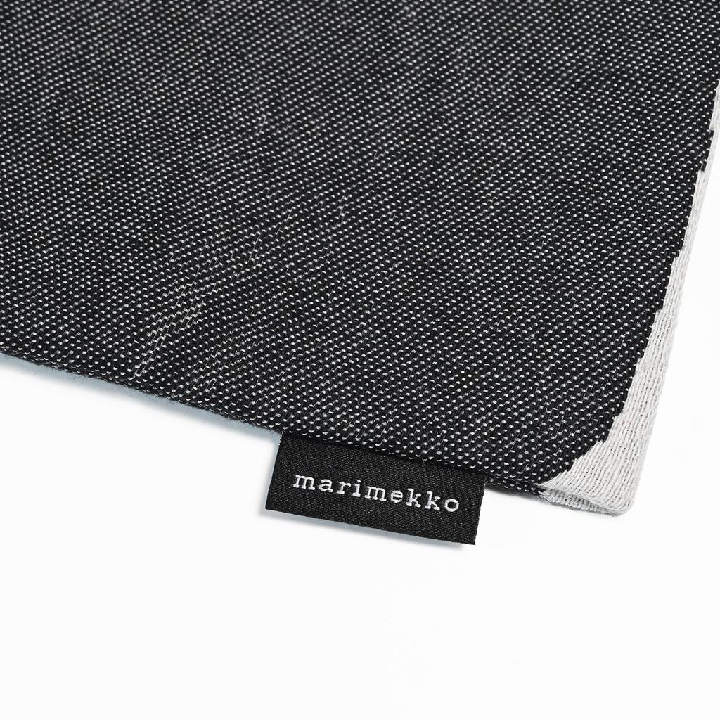 Marimekko KIVET Cushion Cover, 50x50cm, Off-White and Black, 69768-190 [Parallel Import]