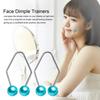 1Pair Develop Natural Dimples Dimple Trainer Alloy Easy to Wear Dimple Maker for Cheeks Sequin Style Facial Beauty Tools