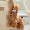 Super Cute Mini West Highland White Terrier Plush Toys Fluffy Puppy Pendants Lovely Keychain Bags Decor Funny Car Interior