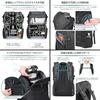 HAKUBA Camera Bag GW-STANDARD Ridge Backpack 27 AZ Black AMZSGWSR-BP27 Lightweight, Large Capacity, Access from Both Sides, Camera Backpack 4977187005